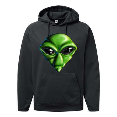 Alien Head Performance Fleece Hoodie