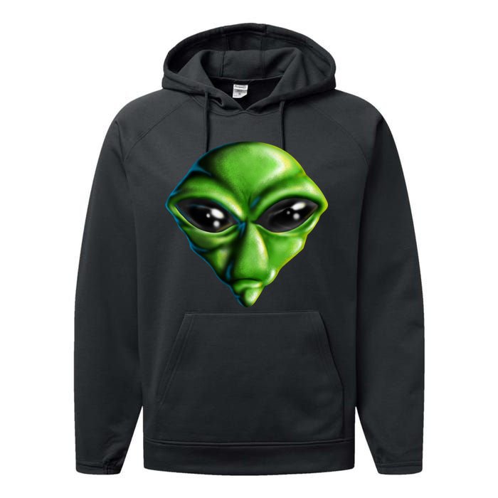 Alien Head Performance Fleece Hoodie