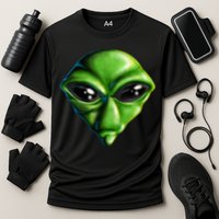 Alien Head Cooling Performance Crew T-Shirt