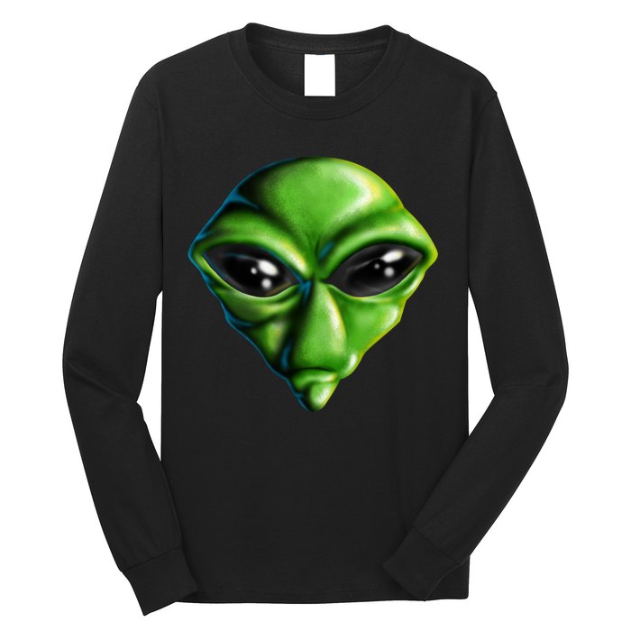 Alien Head Long Sleeve Shirt