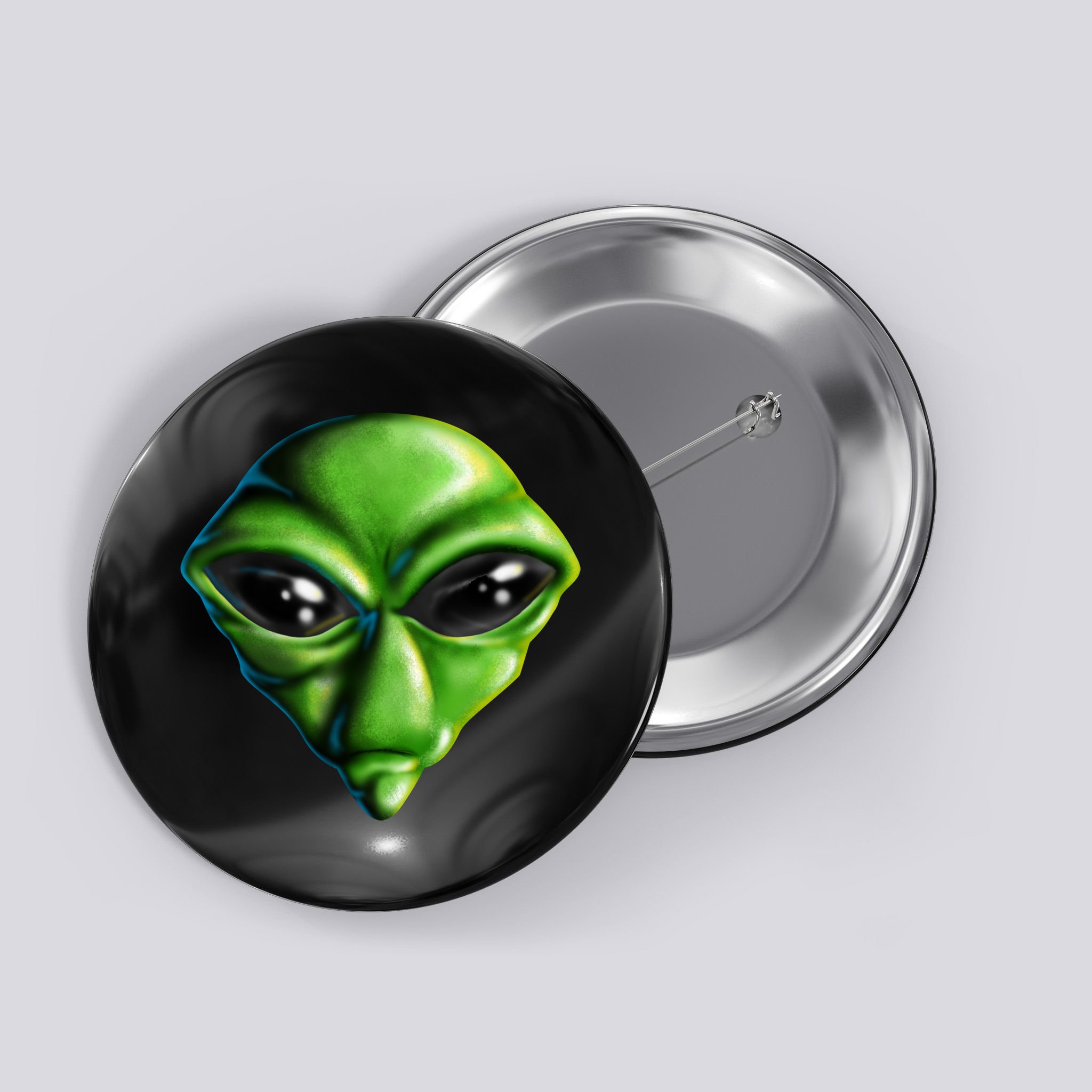Alien Head Button