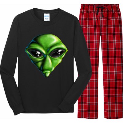 Alien Head Long Sleeve Pajama Set