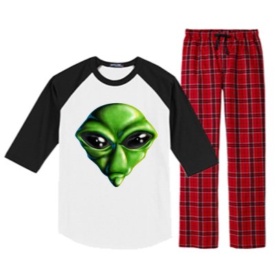 Alien Head Raglan Sleeve Pajama Set