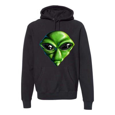 Alien Head Premium Hoodie