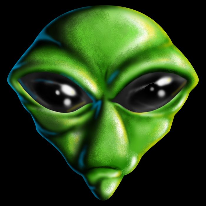 Alien Head 16 in Basic Backpack