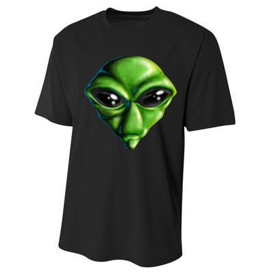 Alien Head Performance Sprint T-Shirt