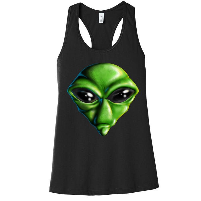 Alien Head Women's Racerback Tank