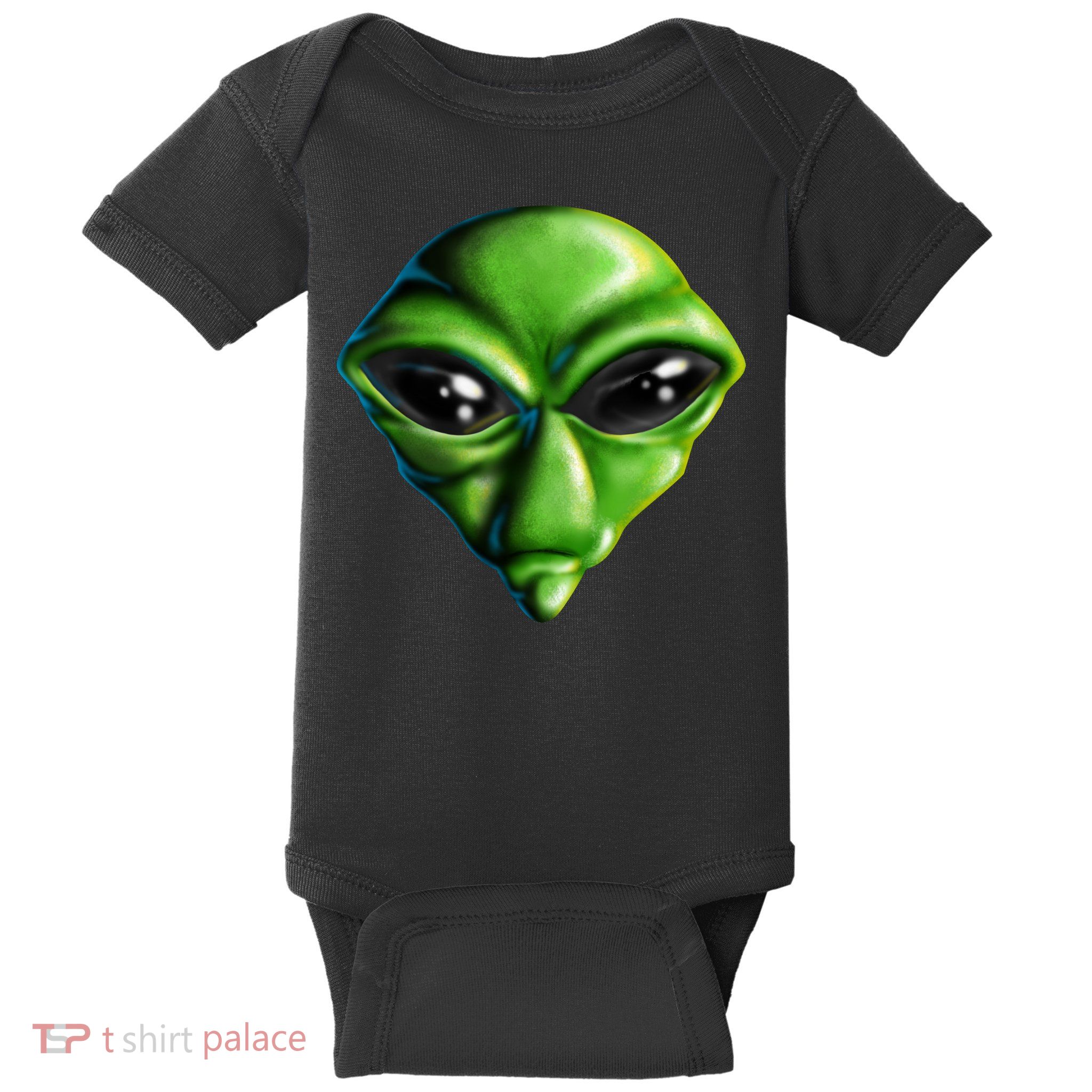 Alien Head Baby Bodysuit