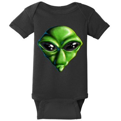 Alien Head Baby Bodysuit