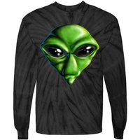 Alien Head Tie-Dye Long Sleeve Shirt