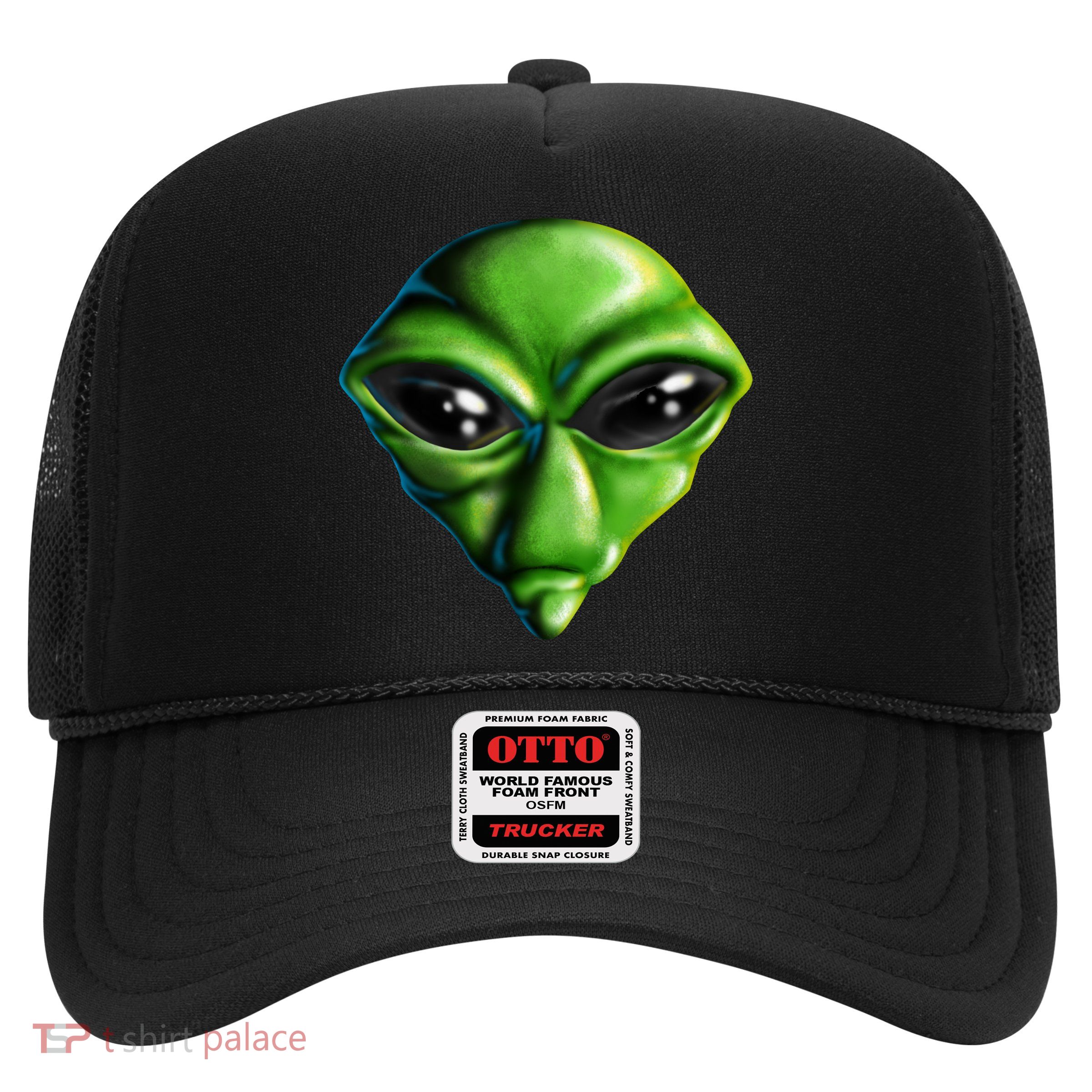 Alien Head Trucker Hat