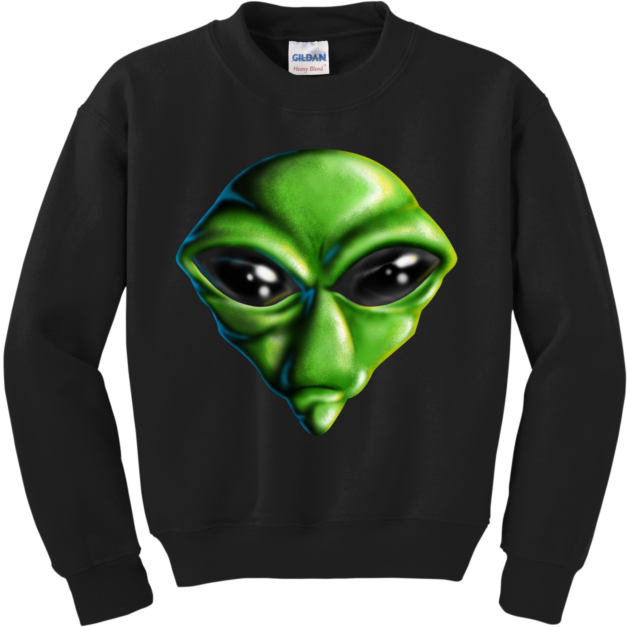 Alien Head Kids Sweatshirt