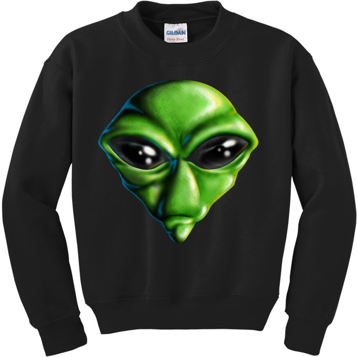 Alien Head Kids Sweatshirt