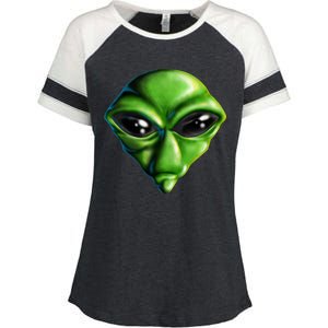 Alien Head Enza Ladies Jersey Colorblock Tee