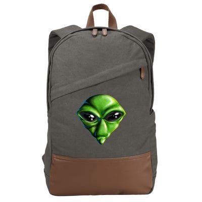 Alien Head Cotton Canvas Backpack