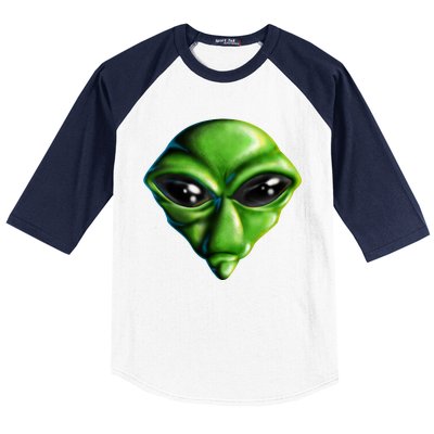 Alien Head Baseball Sleeve Shirt