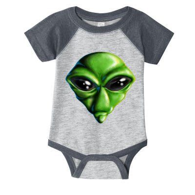 Alien Head Infant Baby Jersey Bodysuit