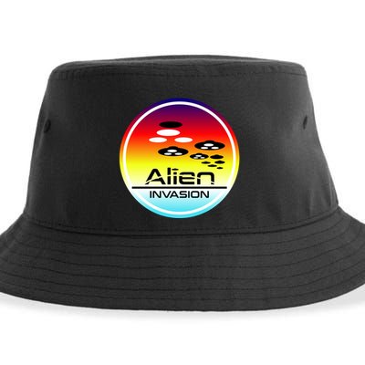 Alien Invasion Sustainable Bucket Hat