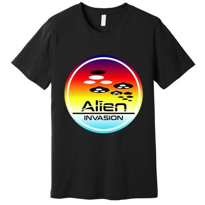 Alien Invasion Premium T-Shirt