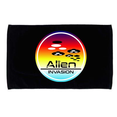 Alien Invasion Microfiber Hand Towel