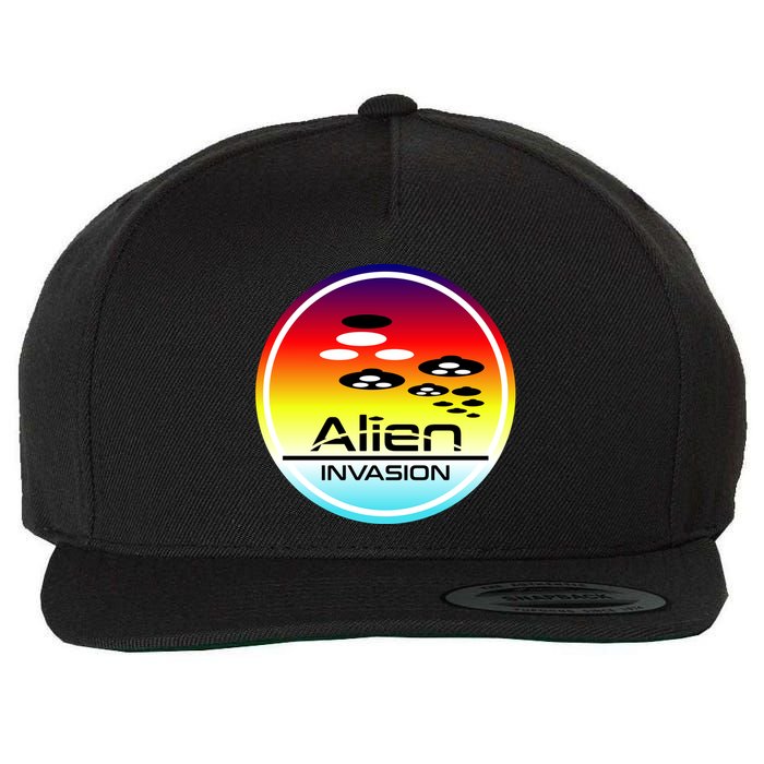 Alien Invasion Wool Snapback Cap