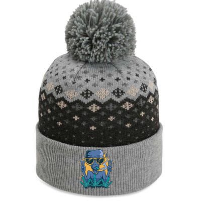 Alien Joint The Baniff Cuffed Pom Beanie