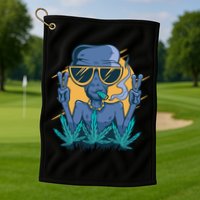 Alien Joint Golf Towel