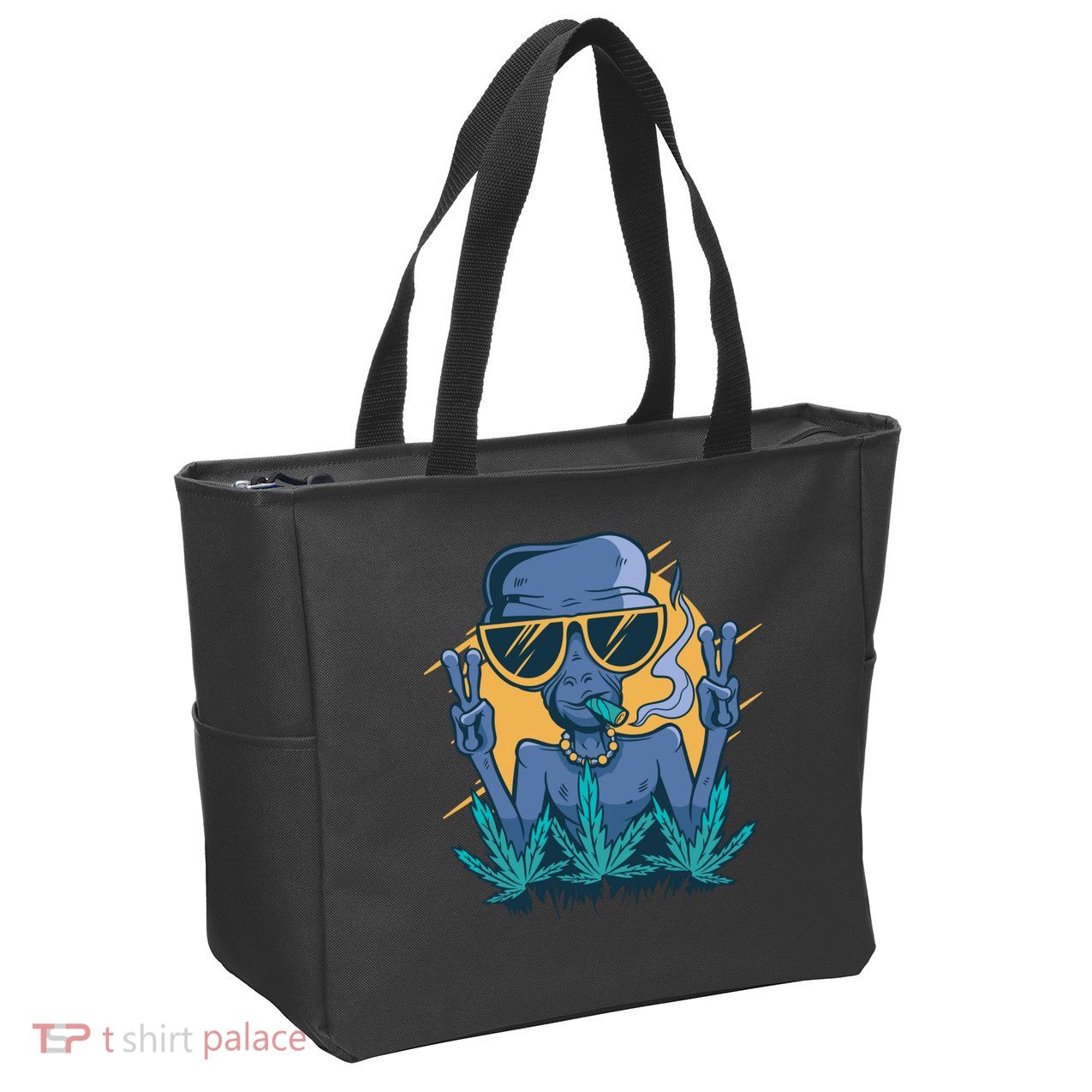Alien Joint Zip Tote Bag