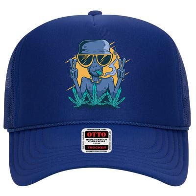 Alien Joint High Crown Mesh Back Trucker Hat