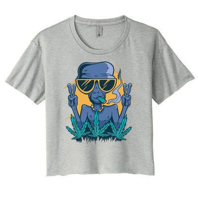 Alien Joint Women's Crop Top Tee