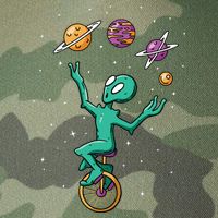 Alien Juggler Legacy Tie Dye Trucker Hat