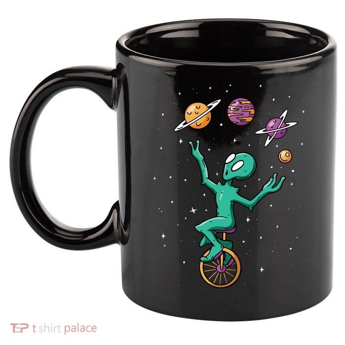 Alien Juggler 11oz C Handle Ceramic Mug