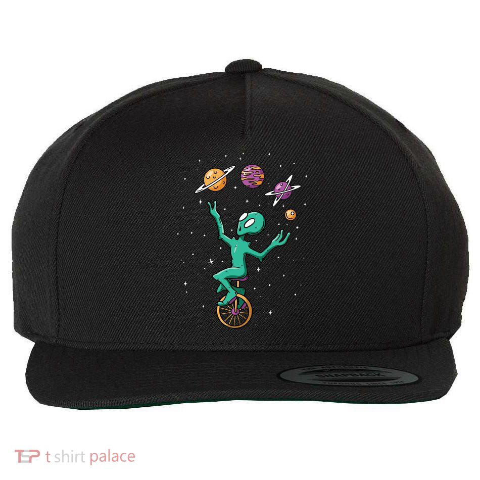 Alien Juggler Wool Snapback Cap