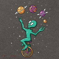 Alien Juggler Cotton Canvas Backpack