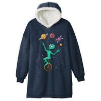 Alien Juggler Hooded Wearable Blanket