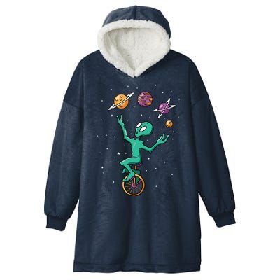 Alien Juggler Hooded Wearable Blanket