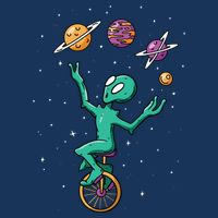 Alien Juggler Bucket Hat