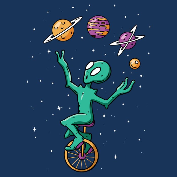 Alien Juggler Bucket Hat