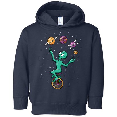 Alien Juggler Toddler Hoodie