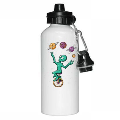 Alien Juggler Aluminum Water Bottle