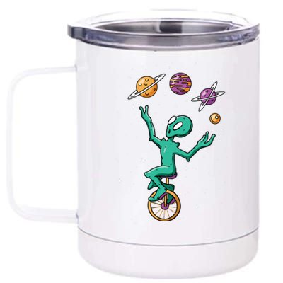 Alien Juggler 12 oz Stainless Steel Tumbler Cup