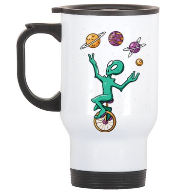 Alien Juggler Stainless Steel Travel Mug