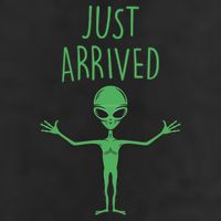 Alien Just Arrived Adult Drive Performance Visor