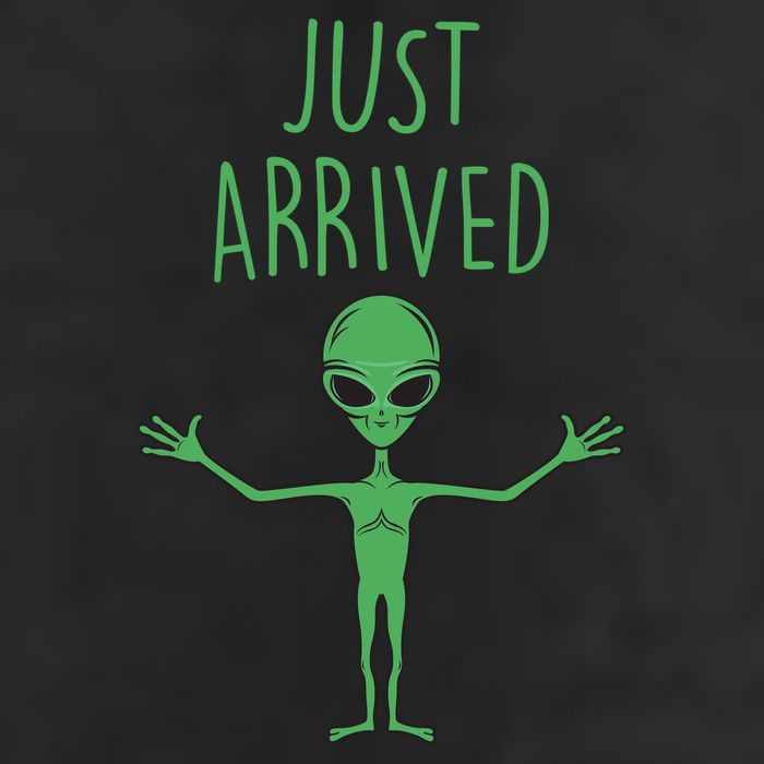 Alien Just Arrived Adult Drive Performance Visor