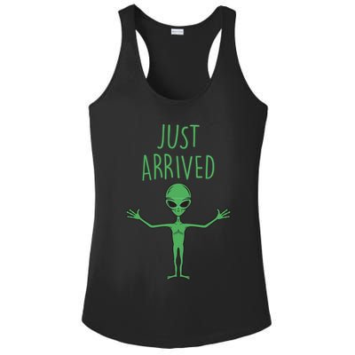 Alien Just Arrived Ladies PosiCharge Competitor Racerback Tank