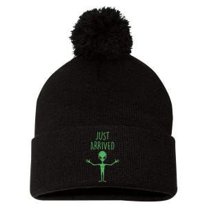 Alien Just Arrived Pom Pom 12in Knit Beanie