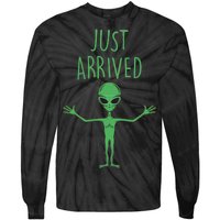 Alien Just Arrived Tie-Dye Long Sleeve Shirt