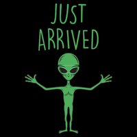 Alien Just Arrived Toddler Hoodie