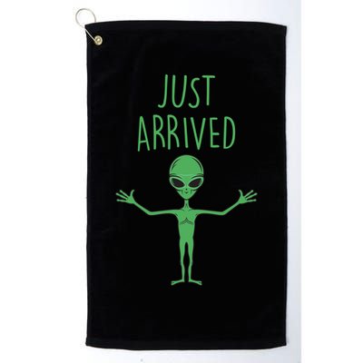 Alien Just Arrived Golf Towel
