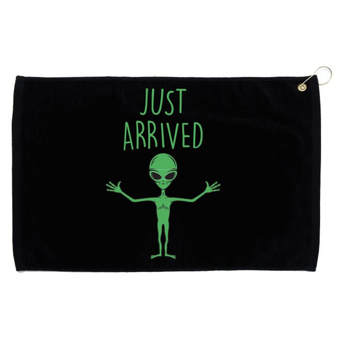 Alien Just Arrived Grommeted Golf Towel